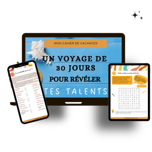 Cahier de vacances révélez tes talents uniques